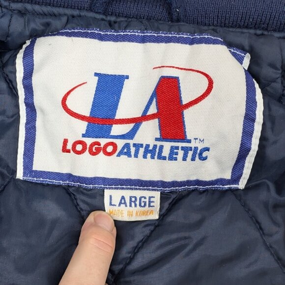 Vintage Logo Athletic Notre Dame Fighting Irish Varsity Jacket Wool Blend - Picture 10 of 15